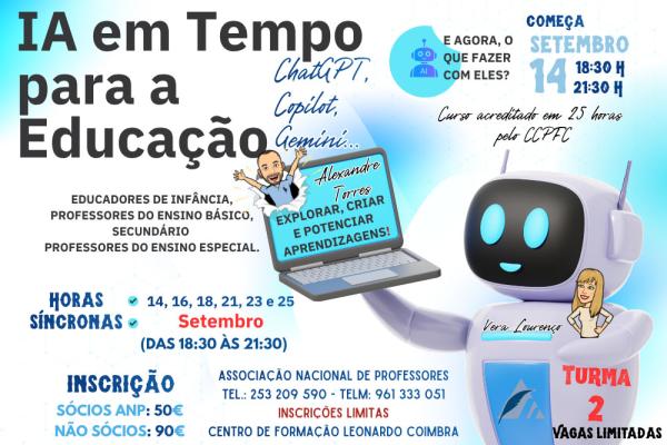 IA em tempo para a Educação: ChatGPT, Copilot, Gemini...